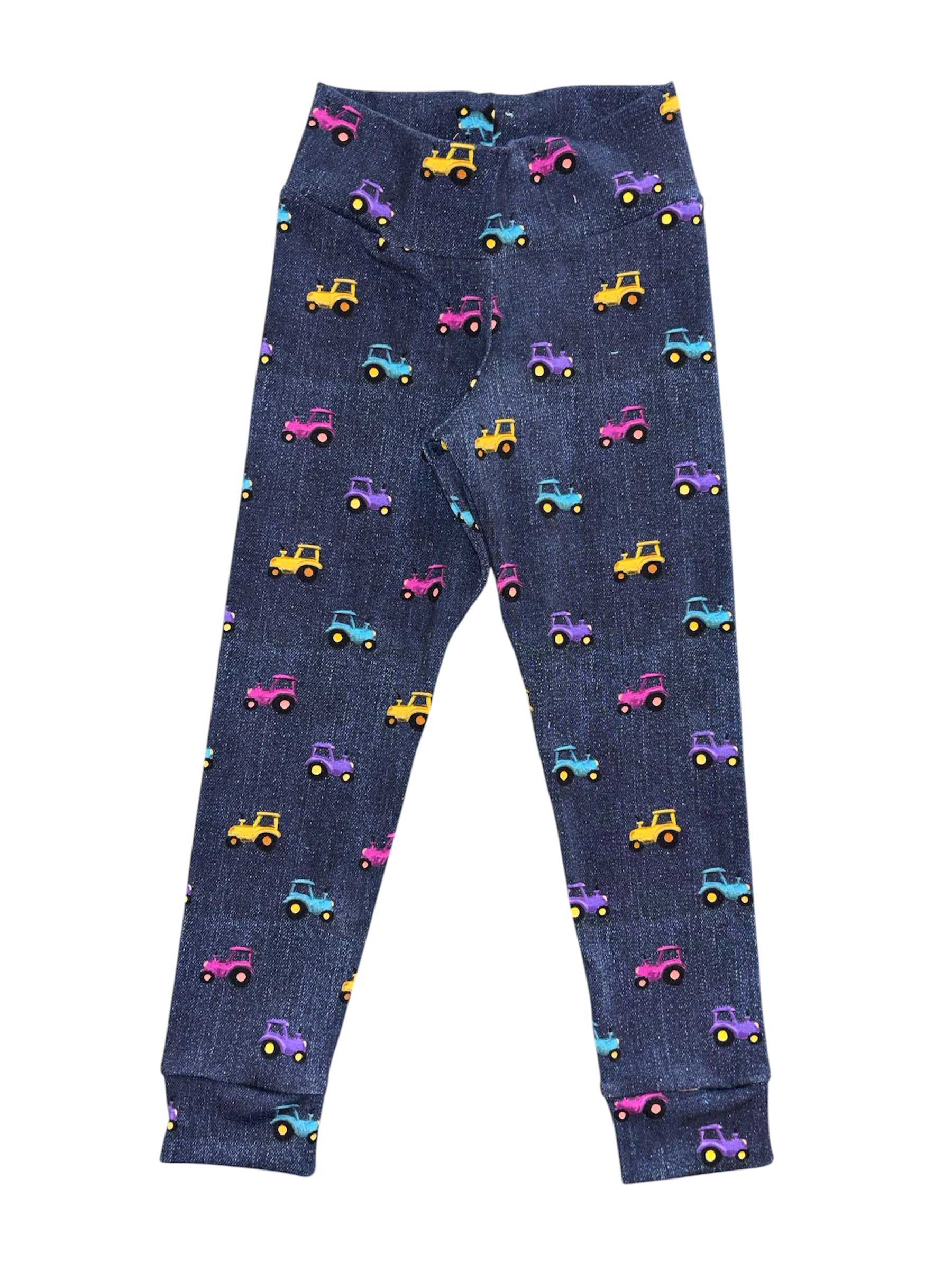 Denim Effect Jersey Tractor Leggings