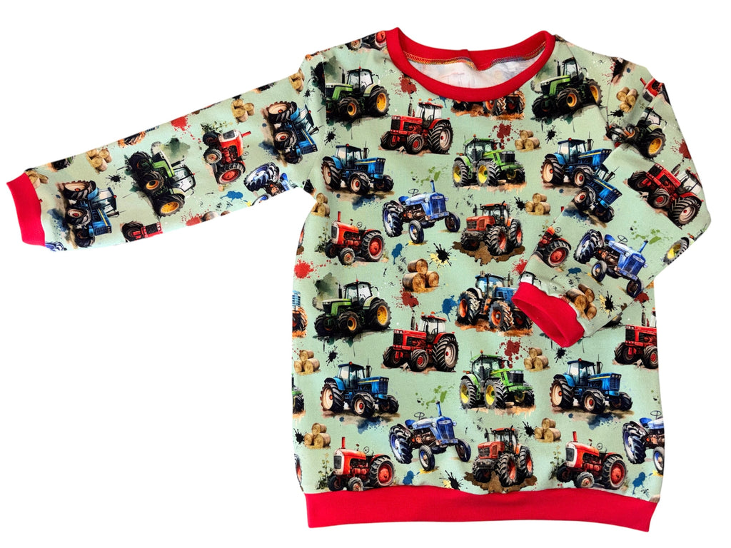 Multi-colour Tractor long sleeve top