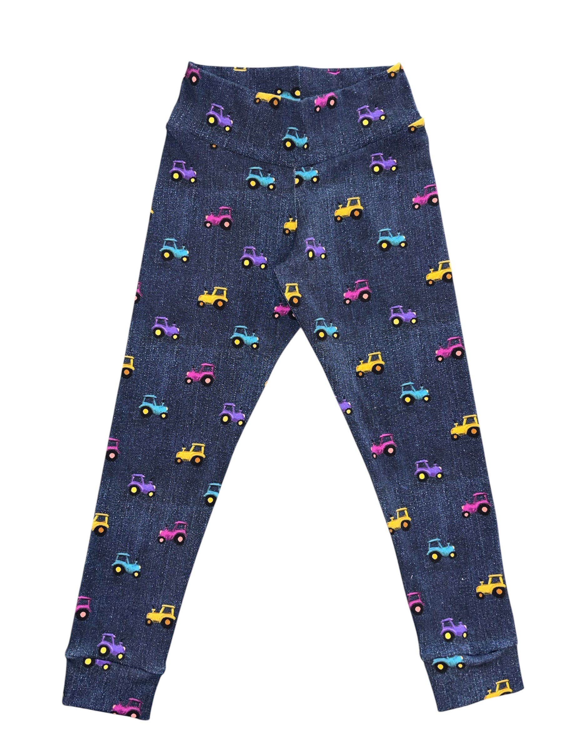 Denim Effect Jersey Tractor Leggings