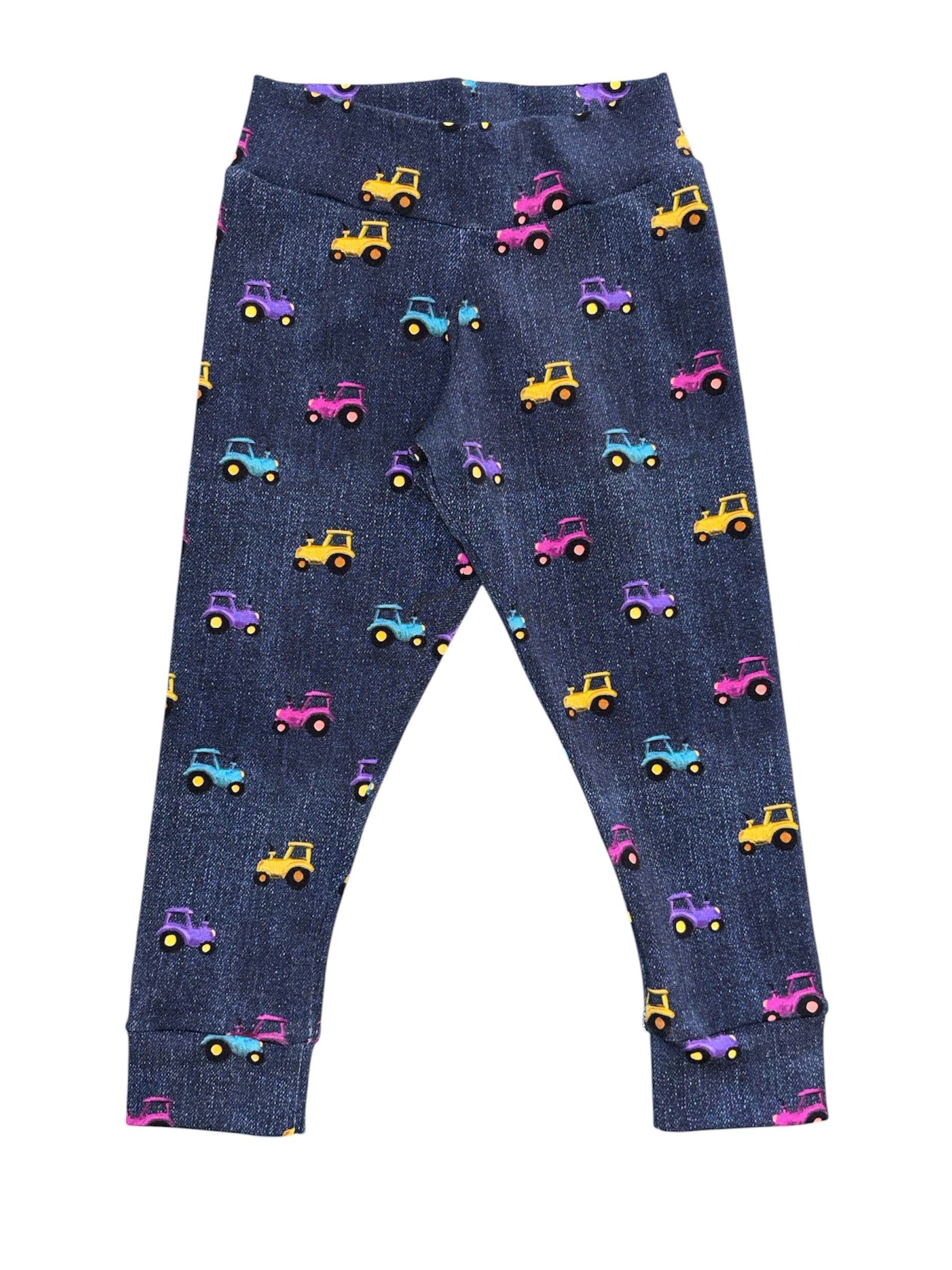 Denim Effect Jersey Tractor Leggings