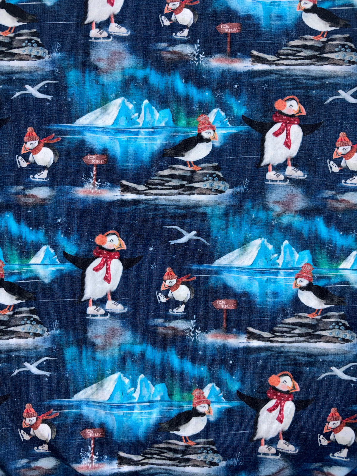 Ice Skating Puffins Jumper