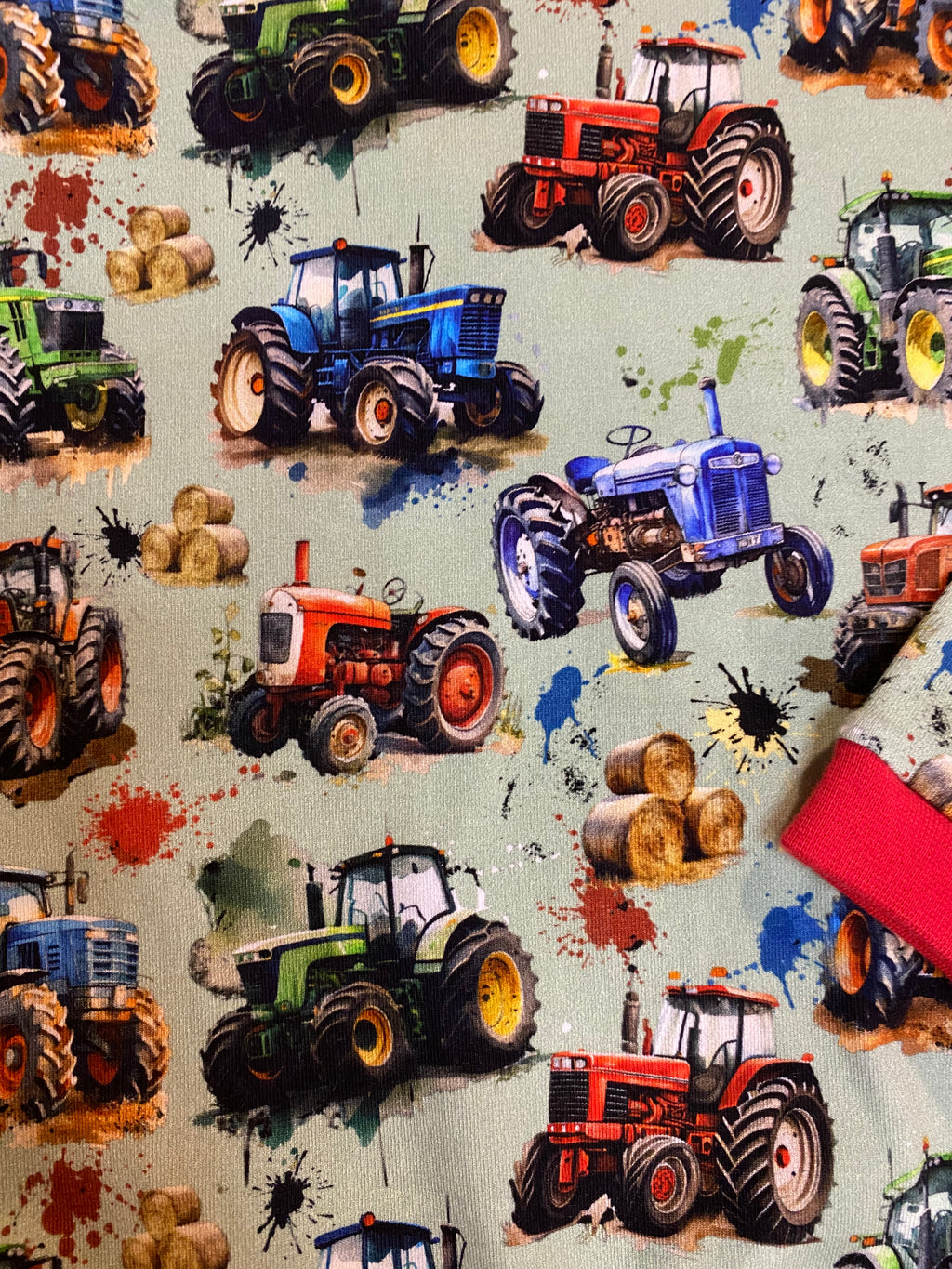 Multi-colour Tractor long sleeve top