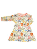 Spring farm long sleeve dress