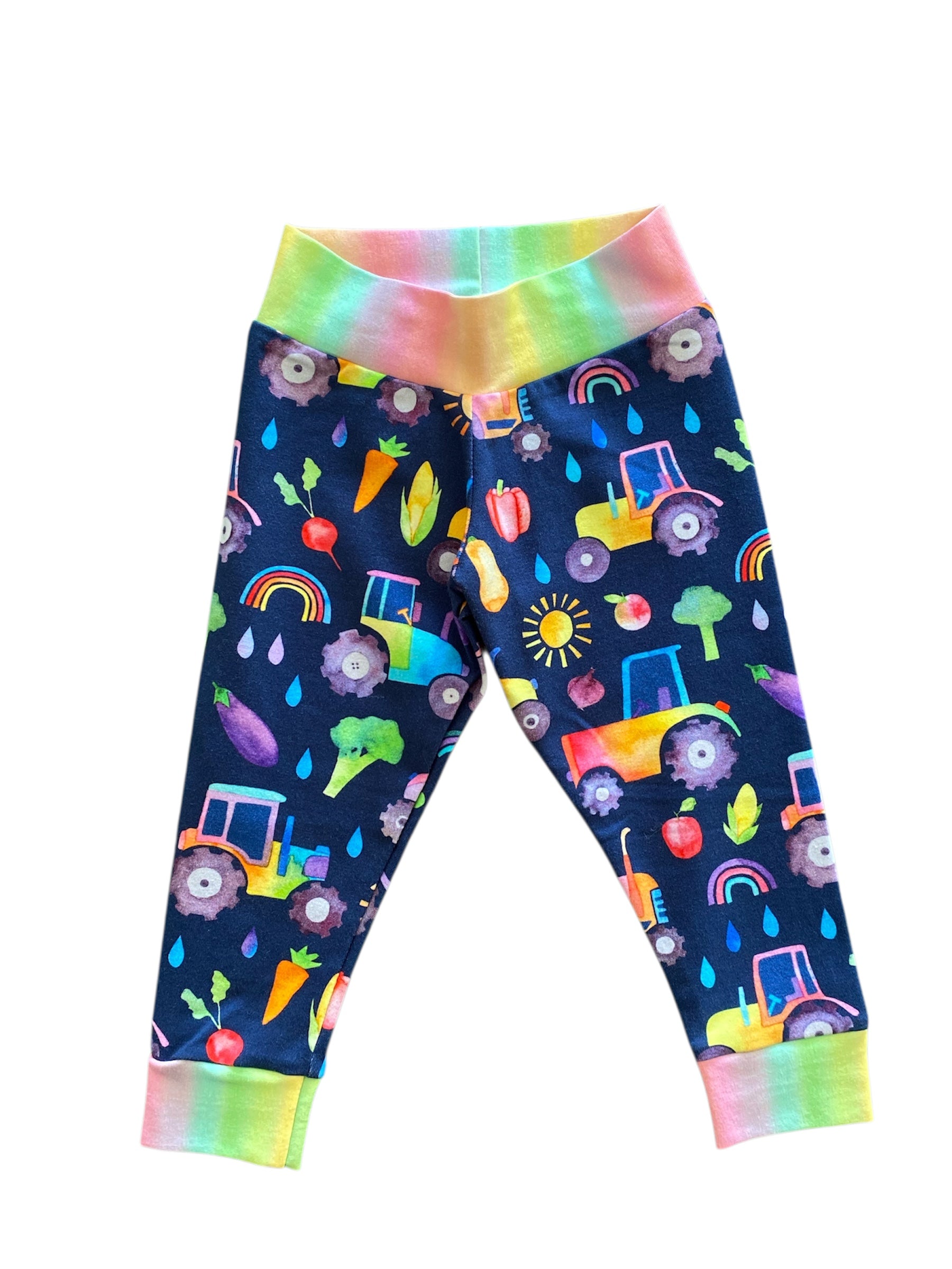Rainbow farm leggings