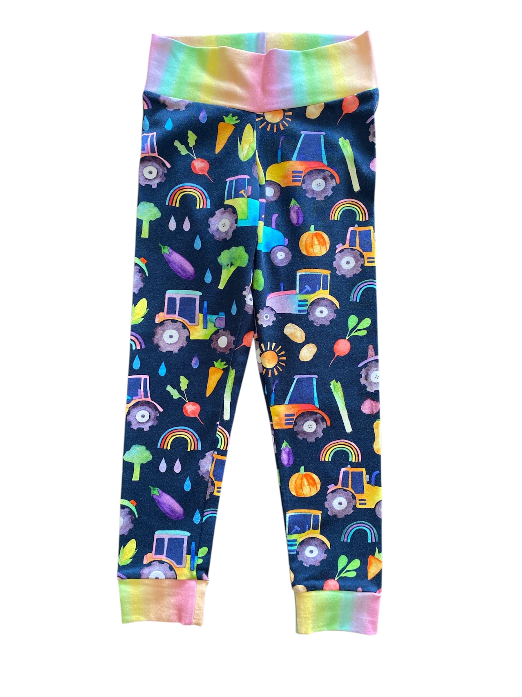 Rainbow farm leggings