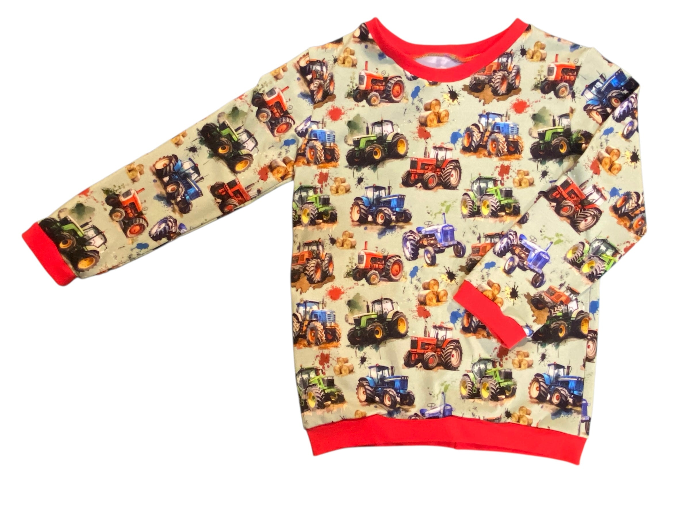 Multi-colour Tractor long sleeve top