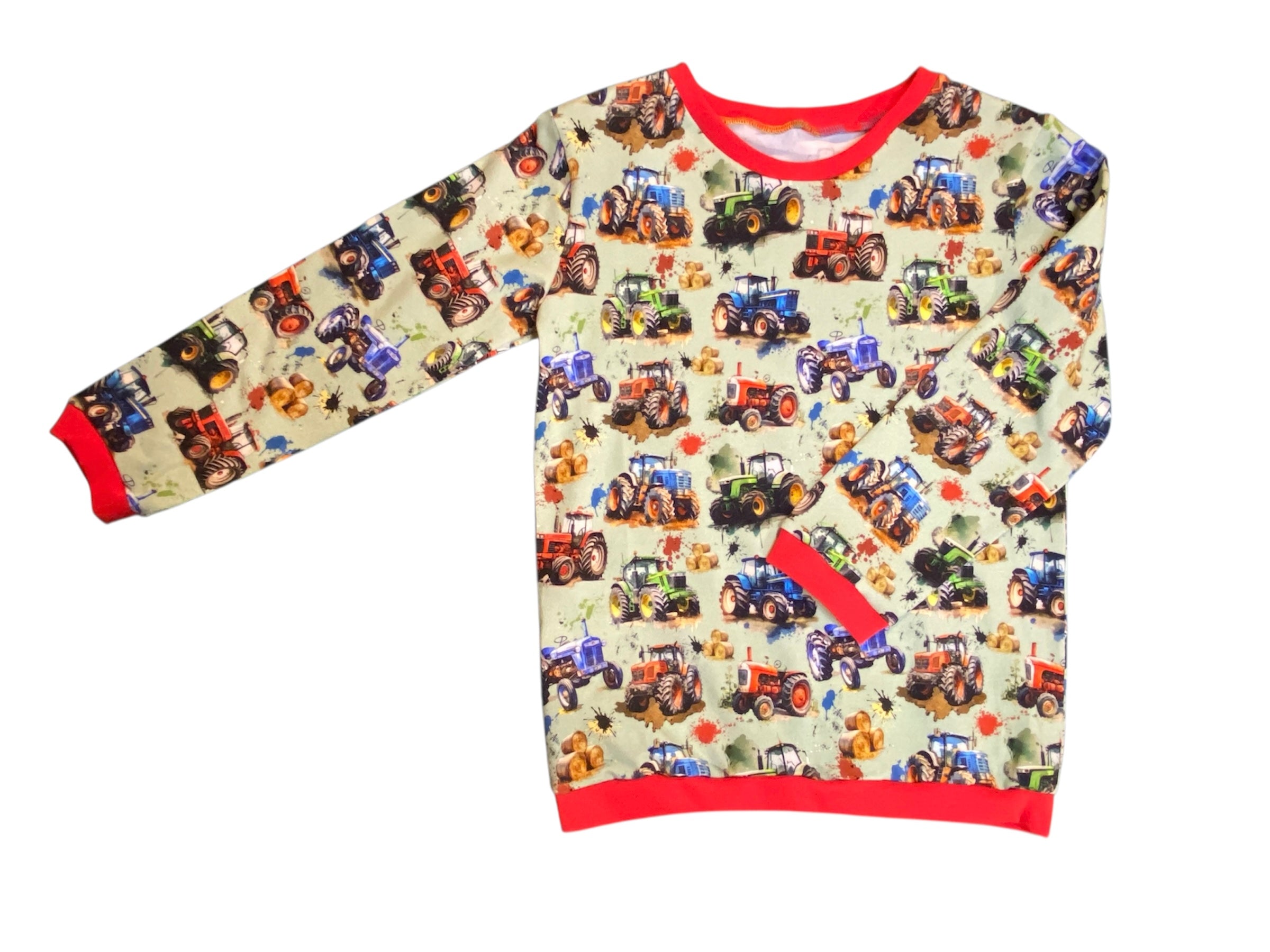 Multi-colour Tractor long sleeve top